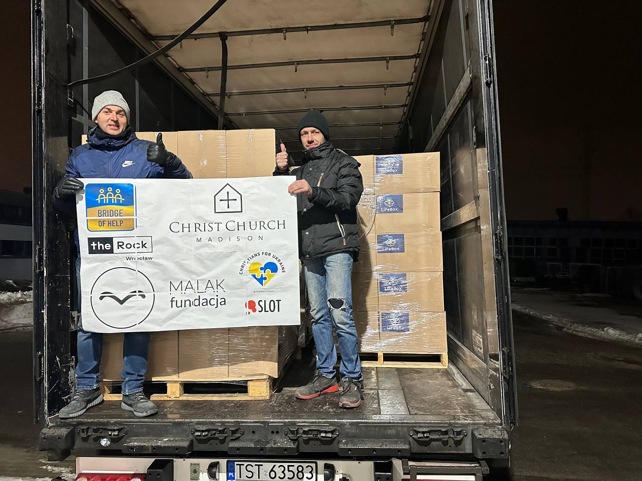 LifeBox aid shipment has been sent to Ukraine!